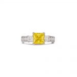 Yellow sapphire stone